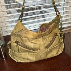 Dooney & Burke Bright Green Leather